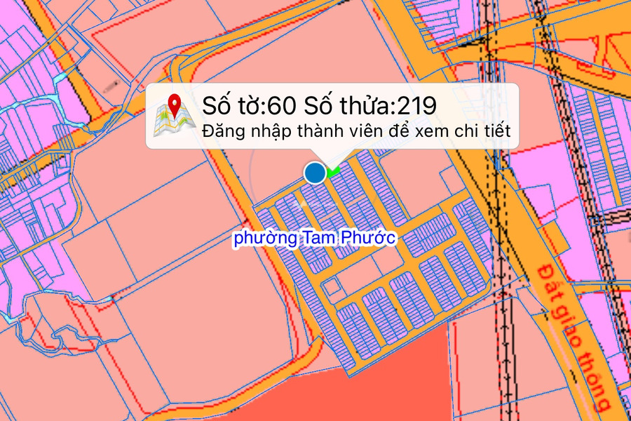 Tổng diện tích 114.8m2 thương mại Phước Thái bán đất giá cực mềm chỉ 1.95 tỷ, hướng Tây - Bắc-01