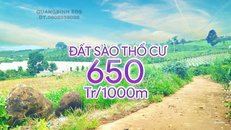 Bán đất huyện Lâm Hà tỉnh Lâm Đồng giá 650.0 triệu-0