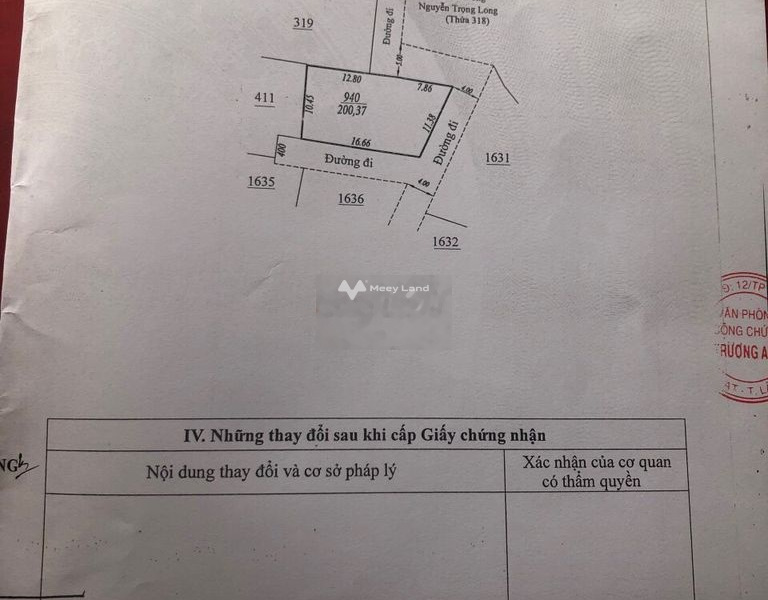 Khoảng 6.5 tỷ bán đất có diện tích trung bình 200m2 mặt tiền nằm ngay ở Nam Hồ, Phường 11-01