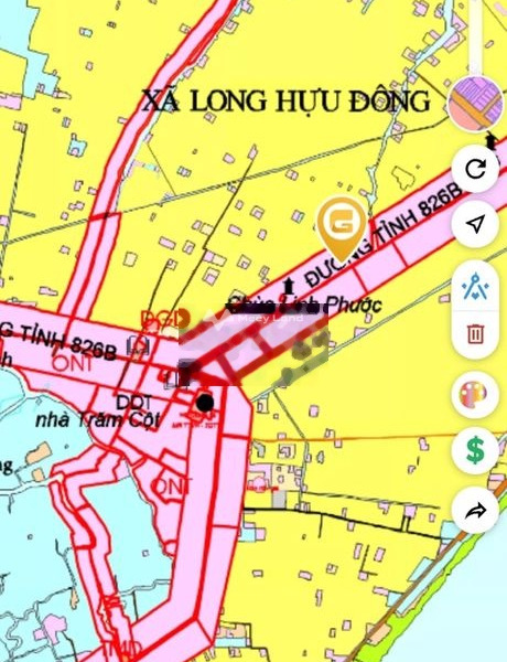 Bán đất 3 tỷ Tỉnh Lộ 826B, Long Hựu Đông có một diện tích sàn 1000m2-01
