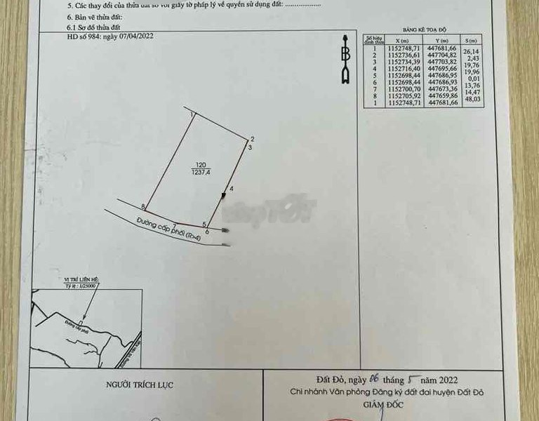 Tt Phước Hải ; mặt tiền còn đường quy hoạch thẳng ra biển đó chị; DT 1 -01