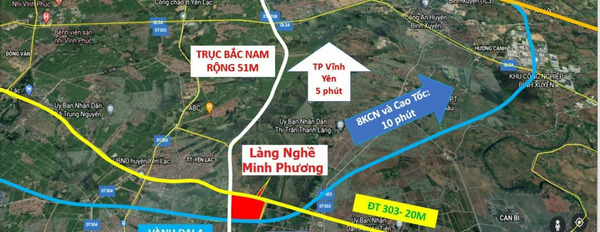 Bán đất nền dự án Minh Phương, Yên Lạc giai đoạn 2 ra hàng lô mặt đường 52 m vành đai 4 và Đt 303-03