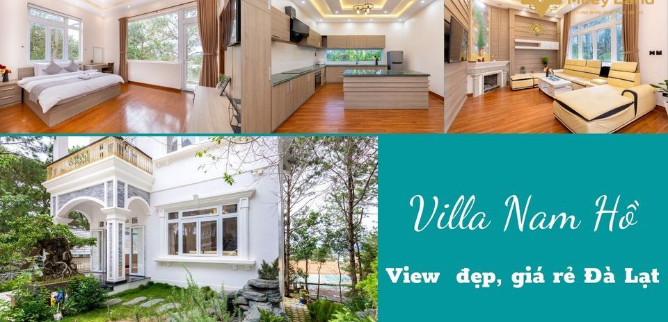 Villa 3.1 Nam Hồ – Villa Đà Lạt (6 phòng ngủ, sức chứa 10-15 khách)