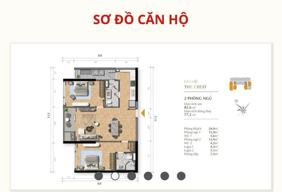 Bán căn hộ chung cư quận Ngũ Hành Sơn thành phố Đà Nẵng giá 4.0 tỷ-3