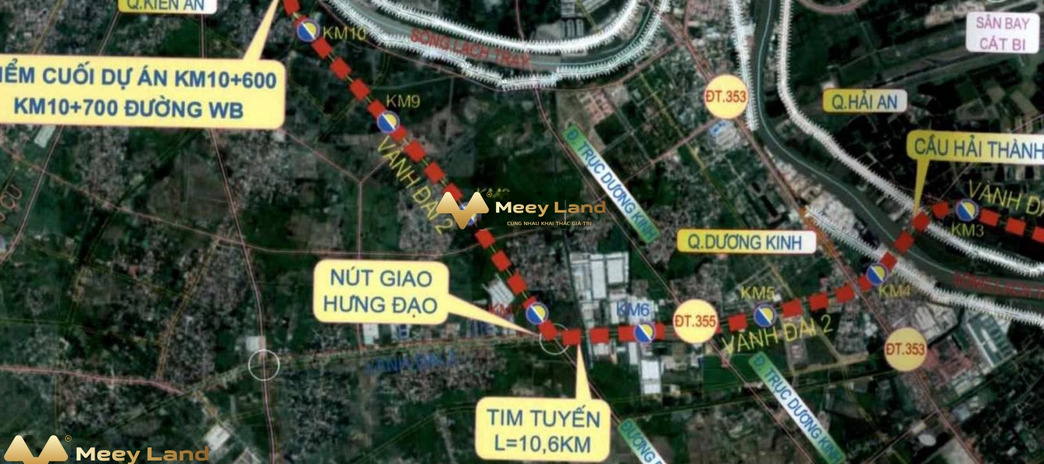 Vị trí thuận lợi tại Phạm Văn Đồng, Hải Phòng bán đất giá chỉ 1,28 tỷ diện tích trong 96m2