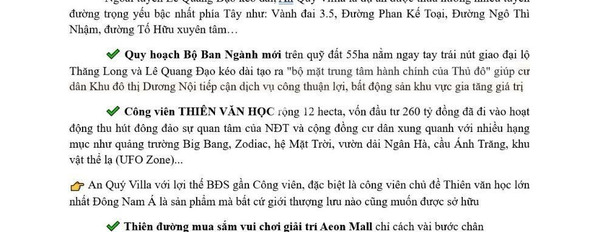 Tôi đang cần gấp bán liền kề vị trí tốt tại Dương Nội, Hà Nội giá bán hạt dẻ từ 30.5 tỷ có diện tích rộng 180m2 pháp lý nhanh-03