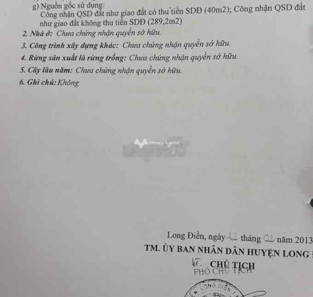 Nhà gồm 2 PN bán nhà ở diện tích gồm 329m2 bán ngay với giá bất ngờ 1.3 tỷ ở An Phước, Long Điền-01