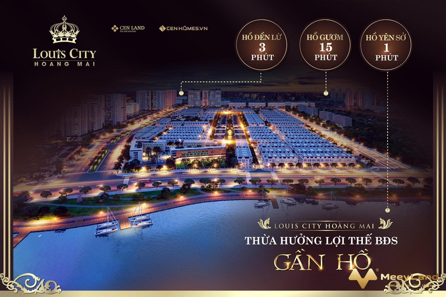 Bán căn biệt thự view Hồ Yên Sở, giá tốt nhất dự án Louis City Hoàng Mai-01