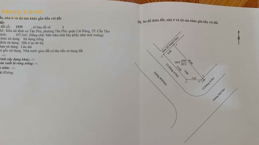 Khu dân cư Tân Phú: Bán nền góc đường 21m gần ngay phía ngoài-01