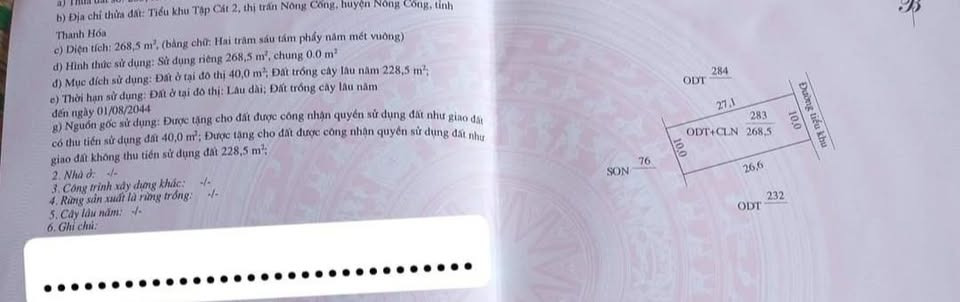 Bán nhà riêng huyện Vĩnh Lộc tỉnh Thanh Hóa giá 1.2 tỷ-2