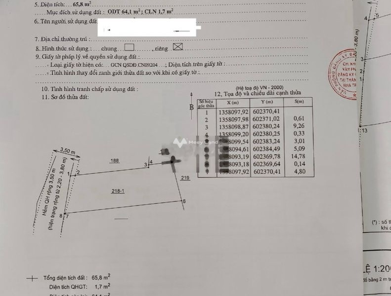 Bán mảnh đất, giá bán bất ngờ chỉ 2.25 tỷ, hướng Tây Nam diện tích chung 65.8m2-01