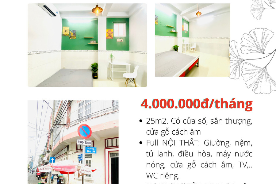 Phòng TRUNG TÂM Q1, Nội Thất, WC riêng,thang máy, Lì Xì TẾT 50%, 4tr-01