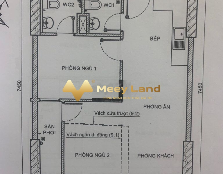 Bán căn hộ vị trí đặt vị trí ngay trên Đường Nguyễn Văn Linh, Xã Bình Chánh dt quy ước 51 m2-01