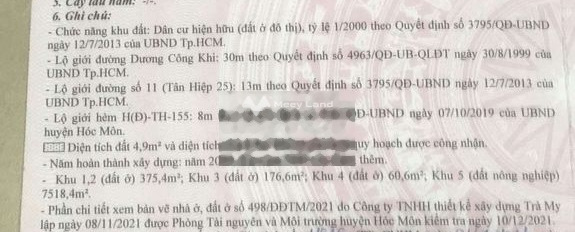 Nằm trong mức 149 tỷ bán đất có diện tích khoảng 8131m2 tọa lạc tại Hóc Môn, Hồ Chí Minh, hướng Tây Bắc-03