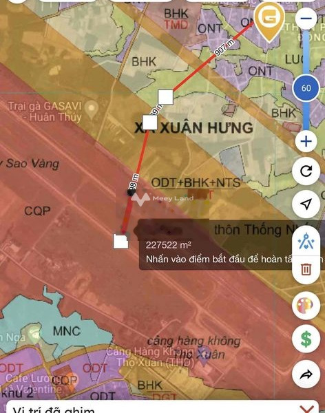 Xuân Hưng, Thanh Hóa 200 triệu bán đất, hướng Đông Nam có diện tích thực 400m2-01