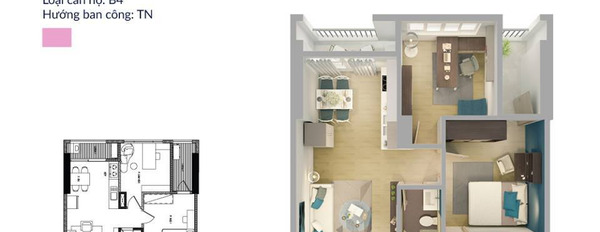 Duy nhất căn hộ 65,5m2, giá chỉ 23 triệu/m2 full nội thất liền tường chung cư Athena Complex Pháp Vân-02