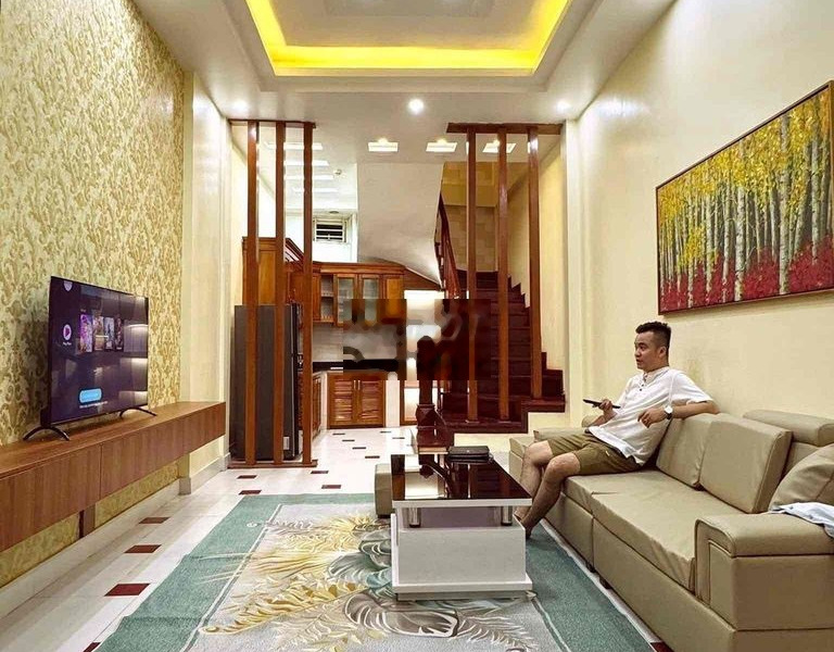 VIP! Bán Nhà Kim Giang,Ô tô Đỗ Cửa, 43m2, 5 Tầng, Nhà Mới Full Đồ -01