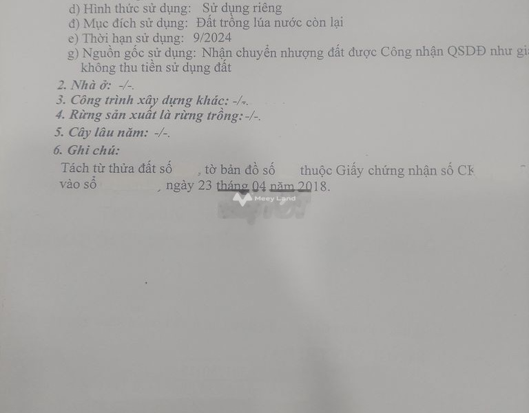 Lý Nhơn, Cần Giờ 2.73 tỷ bán đất có diện tích gồm 1155m2-01