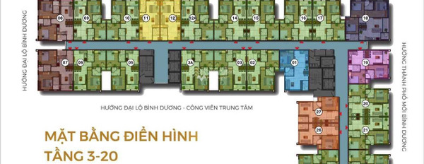 Hướng Đông - Nam, bán căn hộ Nằm ngay trên Phú Hòa, Thủ Dầu Một, trong căn hộ 2 PN, 2 WC nói không với trung gian-02