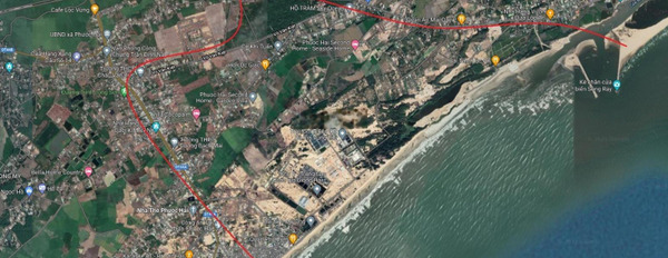 Bán đất 2 mặt tiền đường 20m Phước Hội Lộc An, 4.350m2, có 1.300m2 thổ cư, cách biển 3km -03