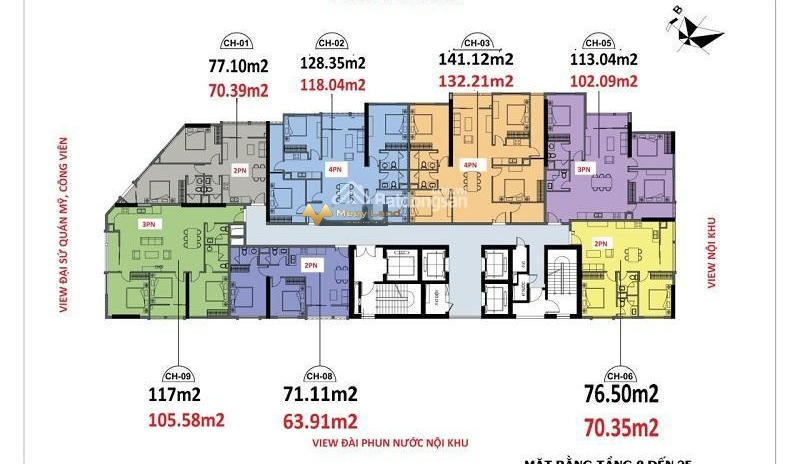 Sống hẳn ở quê, bán chung cư diện tích vừa phải 76.5m2 vào ở luôn giá thỏa thuận từ 3.4 tỷ vị trí trung tâm Đường Phạm Văn Bạch, Phường Yên Hòa, tổng ...