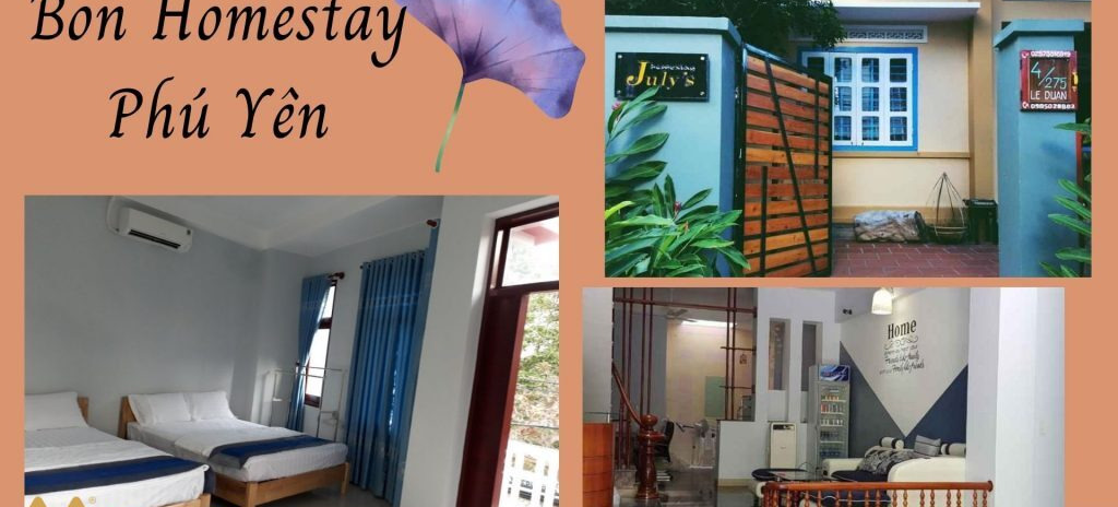 Bon Homestay, một trong những homestay đẹp nhất Phú Yên