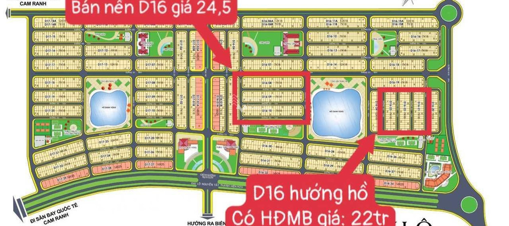 Cam Lâm, Khánh Hòa 2.77 tỷ bán đất có diện tích chung 126m2