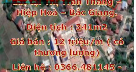 Nằm tại Hiệp Hòa, Bắc Giang bán đất giá bán thực tế từ 4.1 tỷ diện tích rất rộng 341m2-03