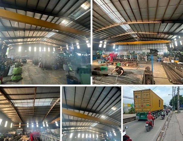 Kho xưởng cho thuê 930m2 Ql1A An Phú Đông Quận 12 