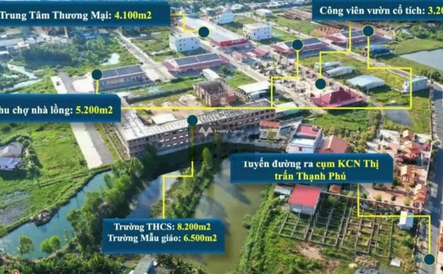 Bán đất 1.7 tỷ Thạnh Phú, Bến Tre có diện tích tổng là 120m2-01