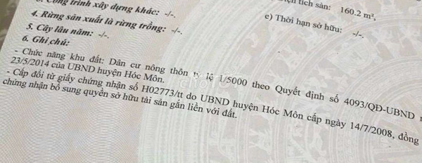 Bán nhà diện tích gồm 108m2 Phía trong Hóc Môn, Hồ Chí Minh bán ngay với giá thực tế 5.3 tỷ trong nhà có tổng 4 phòng ngủ, 3 WC-03