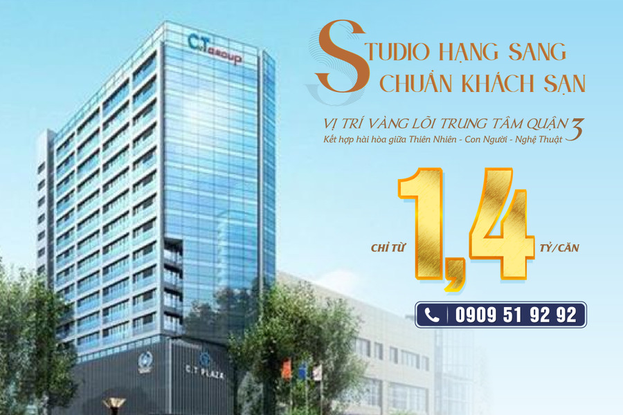 C.T Plaza Minh Châu mở bán căn hộ dịch vụ ngay trung tâm Quận 3, thành phố Hồ Chí Minh-01