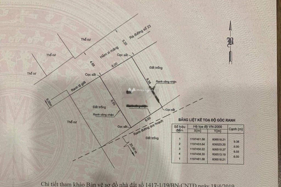 Diện tích tổng là 60m2 bán đất giá cạnh tranh chỉ 5,7 tỷ-01