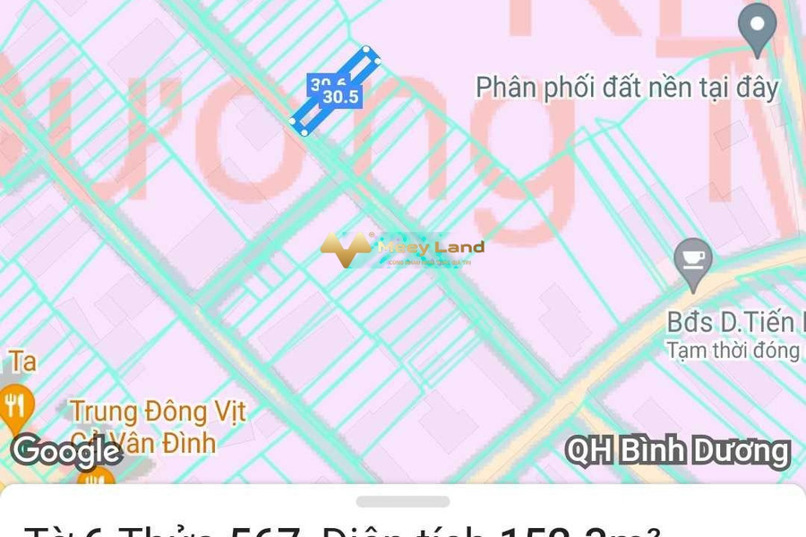 Tại Thị Xã Tân Uyên, Tỉnh Bình Dương bán đất 1.5 tỷ với dt thực 152m2-01