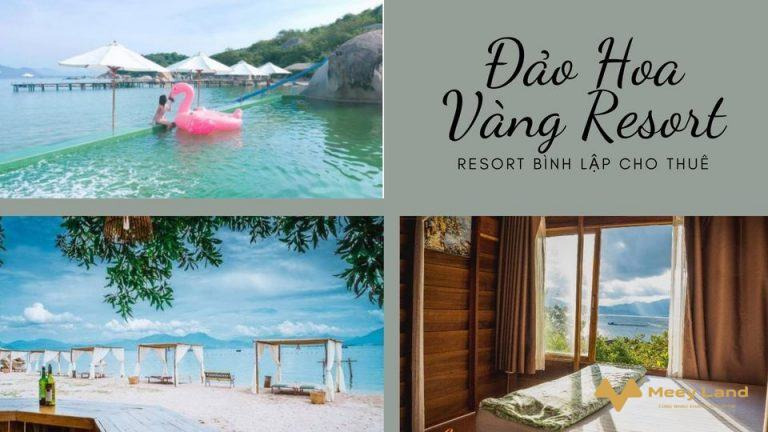 Cho thuê phòng Đảo Hoa Vàng Resort – Resort Bình Lập
