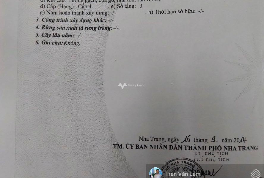 Nhà gồm 4 phòng ngủ bán nhà giá bán bất ngờ 25.7 tỷ có diện tích chung là 248.3m2 trong Vĩnh Hòa, Khánh Hòa-01