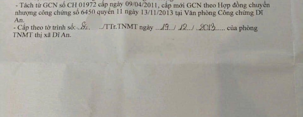 Bán lô đất mặt tiền đường Hai Bà Trưng mới, gần BigC Go Dĩ An -02