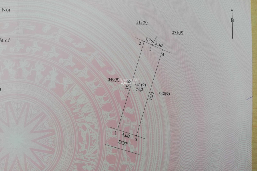 Mặt tiền nằm ở Đan Phượng, Hà Nội bán đất, giá phải chăng 1.45 tỷ, hướng Đông - Bắc với diện tích tiêu chuẩn 74.2m2-01