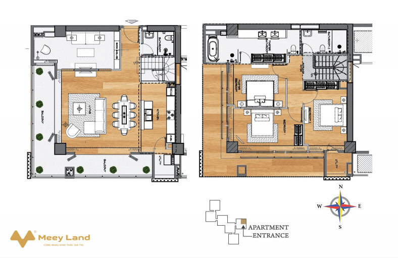 Cho thuê Duplex 3 phòng ngủ - Sang chảnh - Đảo Kim Cương Quận 2 - Giá mềm trước Tết-01