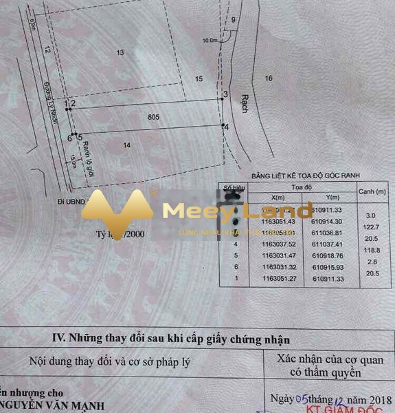 Bán đất diện tích 2500m2 Lý Nhơn, Hồ Chí Minh, giá 7,2 tỷ-01