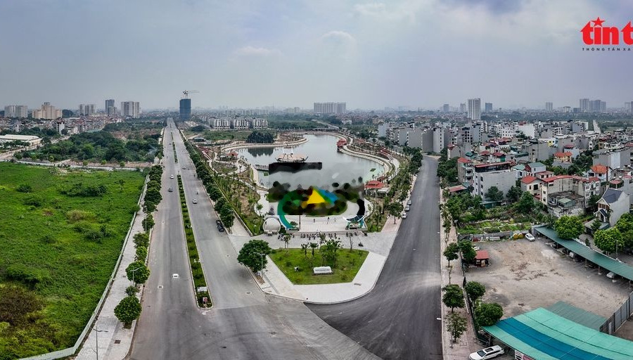 đất lô góc ba mặt tiền view hồ, công viên, khu đô thị Việt Hưng -01
