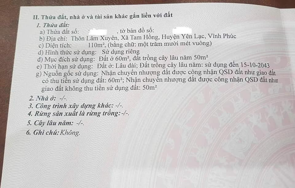 Bán đất huyện Yên Lạc tỉnh Vĩnh Phúc giá 2.5 tỷ-4