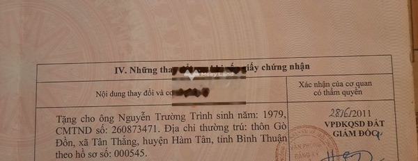 Hàm Tân, Bình Thuận 2.2 tỷ bán đất, hướng Nam có diện tích thực là 476m2-03