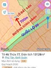 Bán đất tại Đường Quốc Lộ 20, Xã Phú Tân, Định Quán, Đồng Nai diện tích 30490m2 giá 4.5 Tỷ -02
