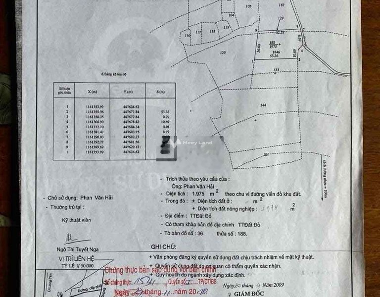 Cách Mạng, Bà Rịa-Vũng Tàu bán đất giá quy định chỉ 3 tỷ, hướng Đông diện tích đúng với trên ảnh 1975m2-01