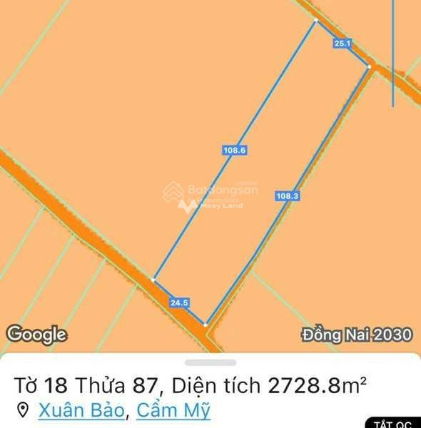 Bán mảnh đất, giá bán công khai 5.18 tỷ tổng diện tích là 2728m2-01