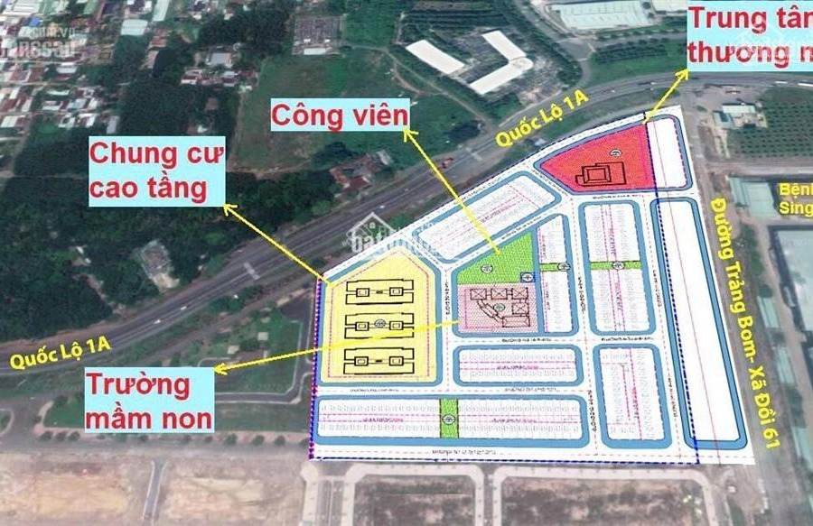 Phía trong Trảng Bom, Đồng Nai bán đất giá siêu ưu đãi 1.45 tỷ với diện tích 100m2-01