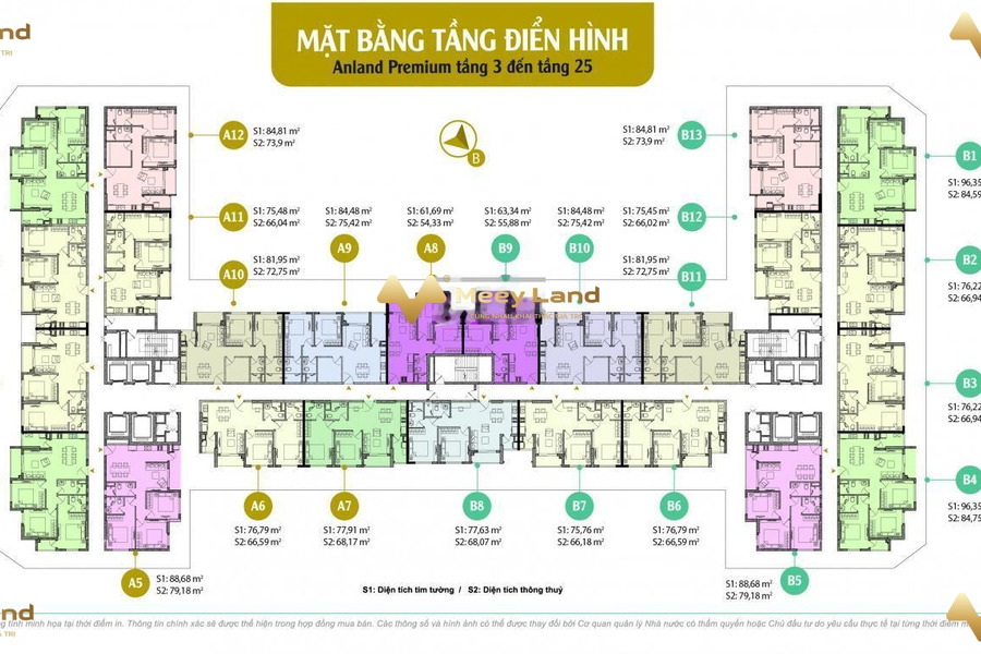 Dự án Anland Nam Cường, bán căn hộ vị trí thuận lợi gần Tố Hữu, Dương Nội tổng diện tích là 84 m2 trong căn hộ này thì gồm Full đầy đủ nội thất cao cấ...-01