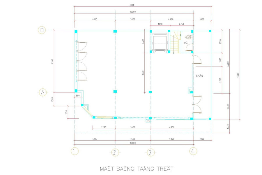 Cho thuê nhà 2 mặt tiền Lê Thúc Hoạch đối diện cổng trường Trần Phú, Q. Tân Phú, 344m2 sàn mới tinh -01