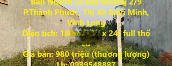 Nằm trong mức 980 triệu bán đất diện tích thực là 180m2 vị trí đẹp nằm trên Thành Phước, Vĩnh Long-03